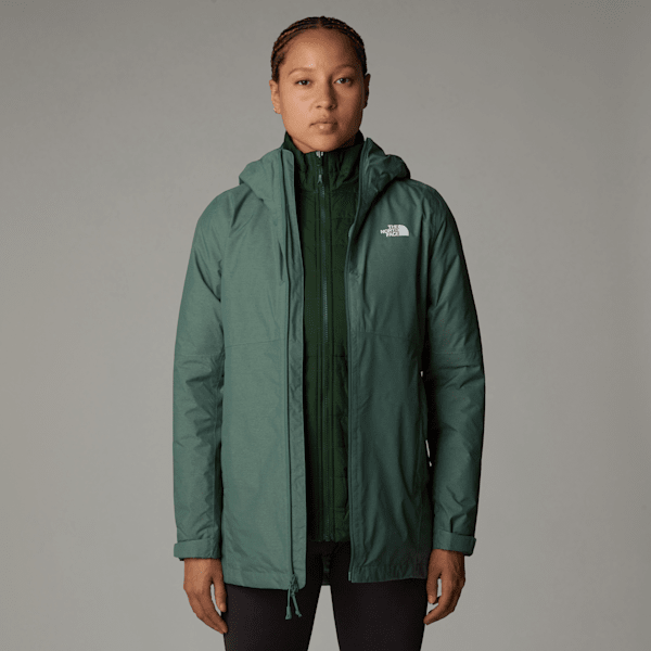 The North Face Women’s Hikesteller Triclimate Jacket Dark Sage White Heather-pine Needle-npf