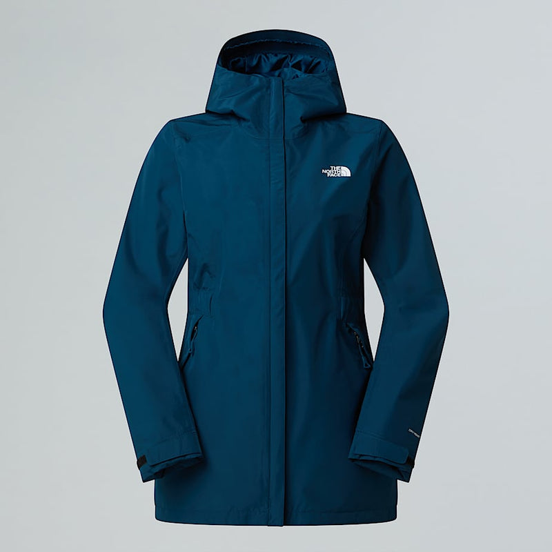 The North Face Hikurangi Parka Shell Jacket Midnight Petrol female