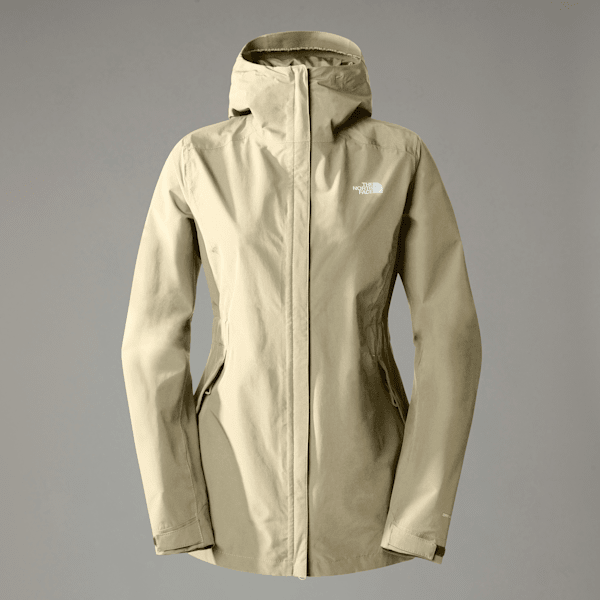 The North Face Women's Hikurangi Parka Shell Jacket Gravel 