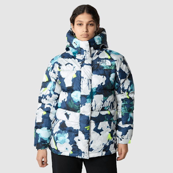 The North Face Women’s Himalayan Down Parka Summit Navy Abstract Floral Print | LYBSTORE