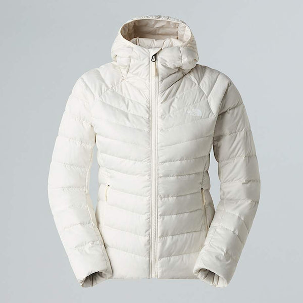 The North Face Hometown Down Hooded Jacket White Dune female