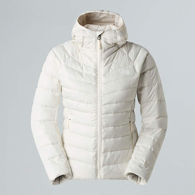 The North Face Hometown Down Hooded Jacket White Dune female