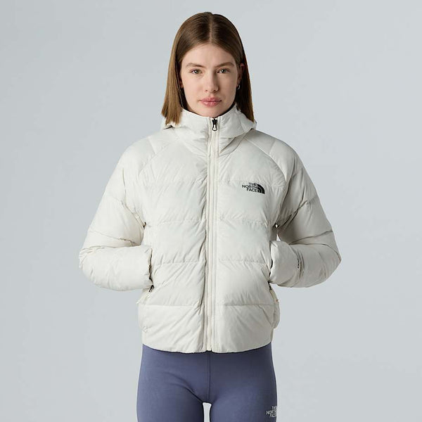 The North Face Hyalite Down Hooded Jacket White Dune female