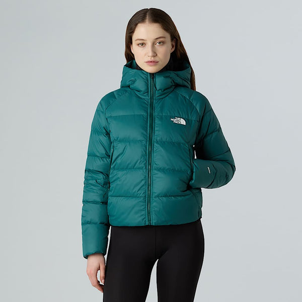 The North Face Hyalite Down Hooded Jacket Hunter Green female