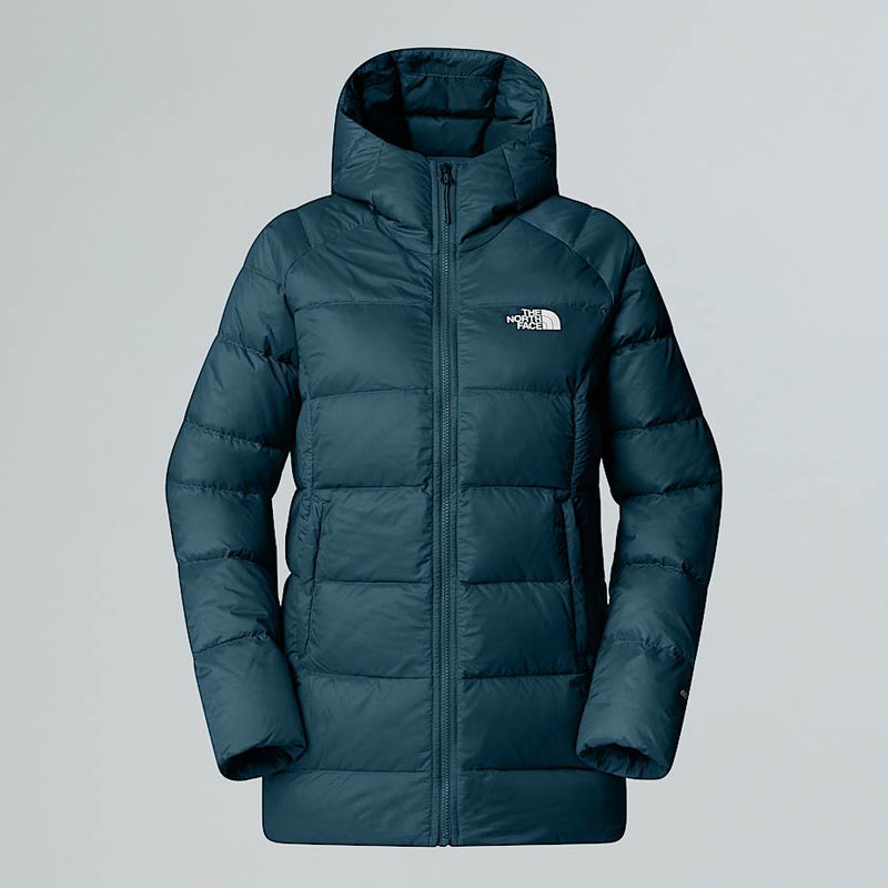 The North Face Hyalite Down Hooded Parka Midnight Petrol female