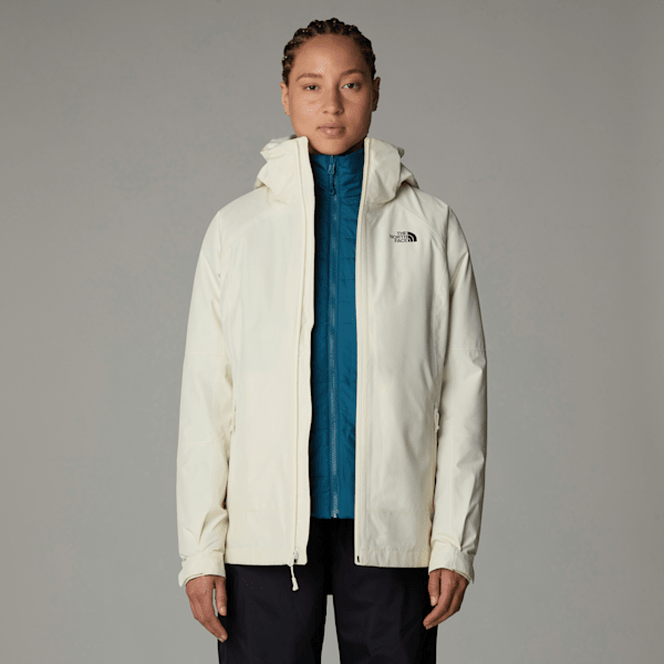 The North Face Women’s Inlux Triclimate Jacket White Dune Dark Heather-mallard Blue | LYBSTORE