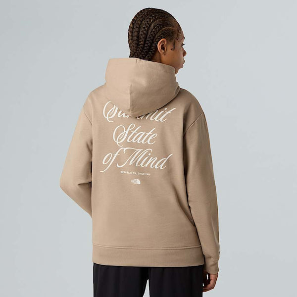 The North Face Inspire Exploration Relaxed Hoodie Mushroom Grey-white Dune female