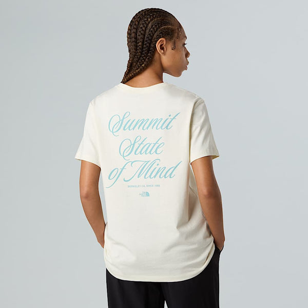 The North Face Inspire Exploration Relaxed T-shirt White Dune-blue Eclipse female