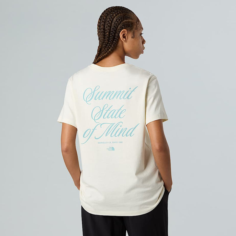 The North Face Inspire Exploration Relaxed T-shirt White Dune-blue Eclipse female