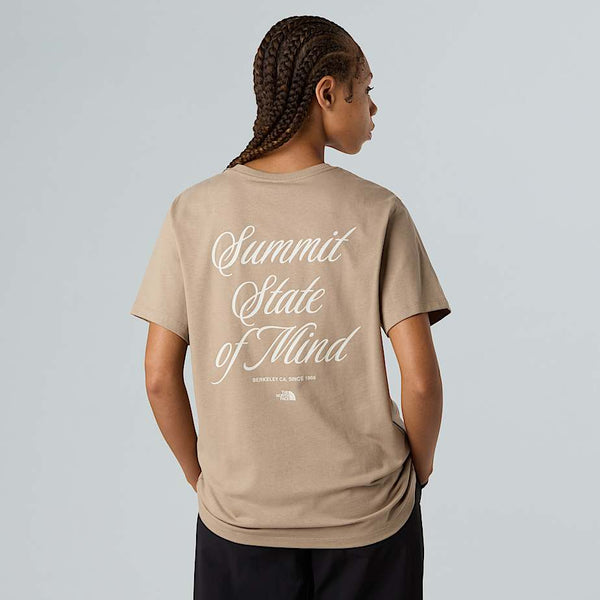The North Face Inspire Exploration Relaxed T-shirt Mushroom Grey-white Dune female
