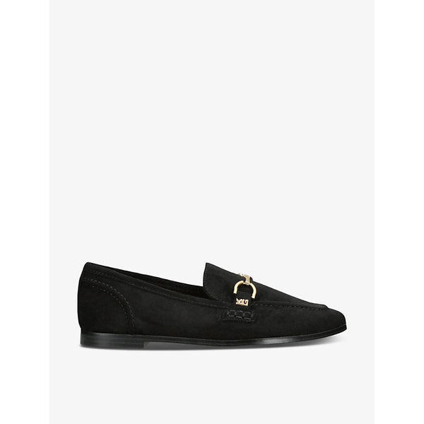 Womens Kg Kurt Geiger Madeline horse-bit chain fabric loafers | LYBSTORE