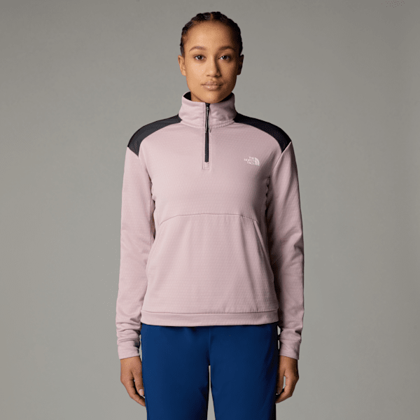 The North Face Kikash / Zip Sweatshirt Metal Pink-asphalt Grey