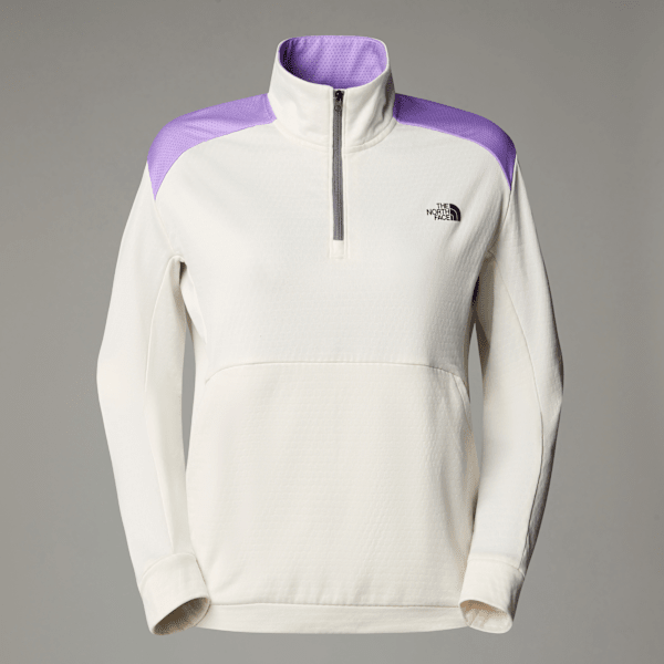 The North Face  Kikash 1/4 Zip Sweatshirt White Dune