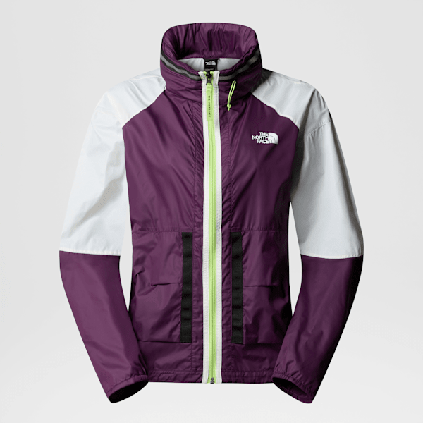 The North Face  Kikash Wind Jacket Black Currant Purple-white Dune