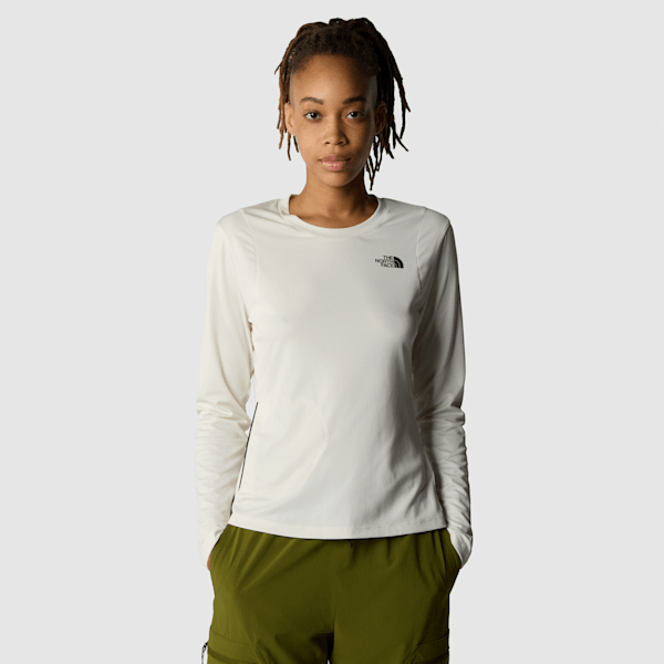 The North Face Women's Lightrange™ Packable Long-sleeve T-shirt White Dune