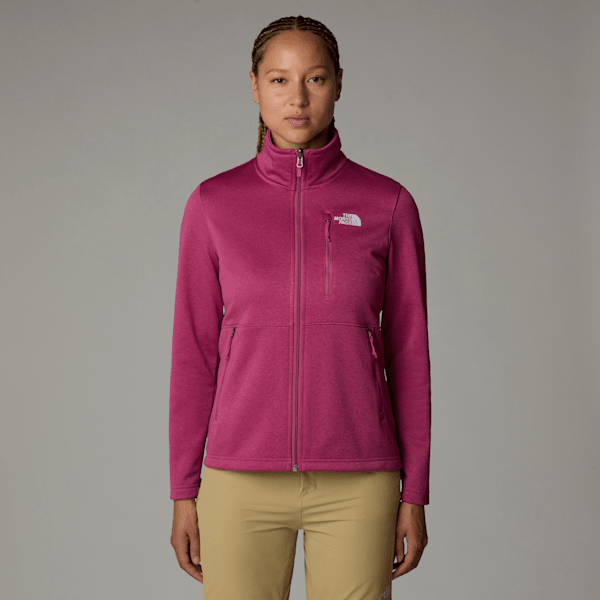 The North Face Women’s Lixus Full-zip Fleece Red Violet Dark Heather