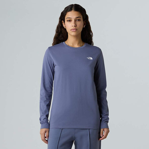The North Face Long-sleeve Simple Dome T-shirt Twilight Galaxy female
