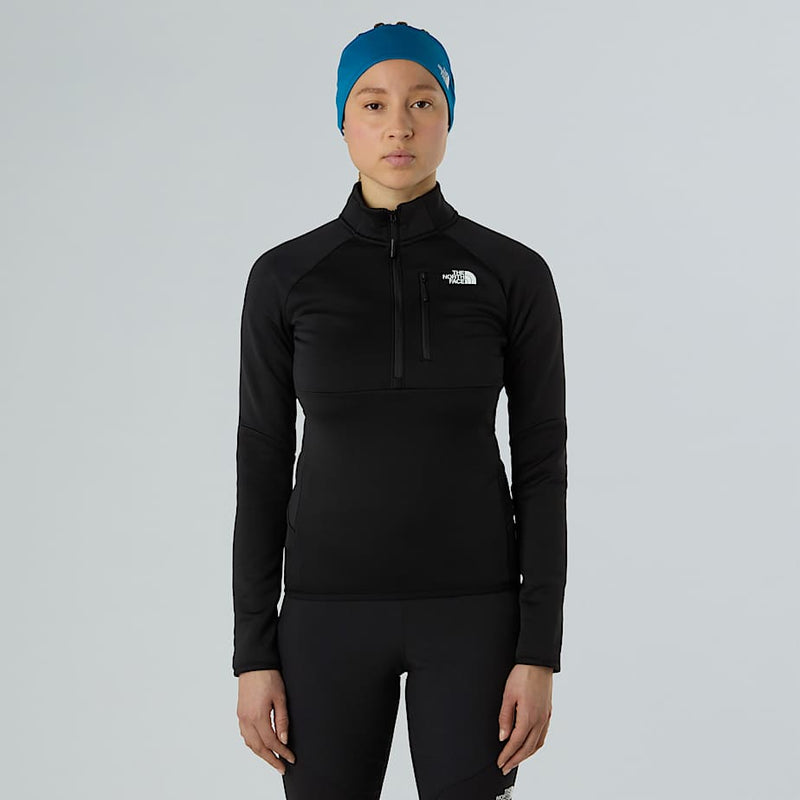 The North Face Meteora 1/4 Zip Fleece Tnf Black female