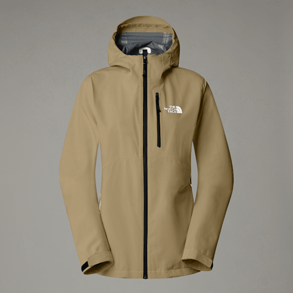 The North Face  Mikeno Shell Jacket Khaki Stone-gravel-tnf Black