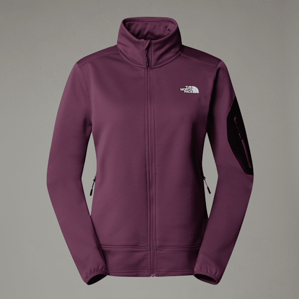 The North Face Women’s Mistyescape Fleece Jacket Midnight Mauve-tnf Black