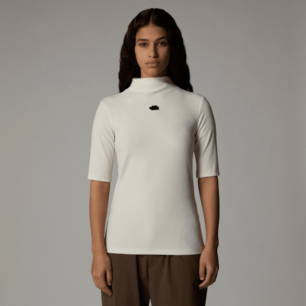 The North Face  Mock Neck T-shirt White Dune