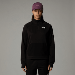 The North Face Women's Mountain Athletics 1/4 Zip Fleece Tnf Black 