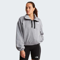 The North Face ’s Mountain Athletics 1/4 Zip Funnel Neck Fleece Tnf Pale Grey Heather meld