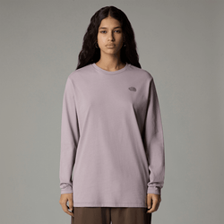 The North Face Women's Natural Dye Long-sleeve T-shirt Purple Chalk Natural Dye 