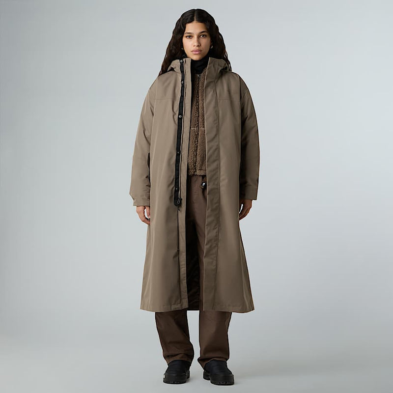 The North Face Nukabira Rain Shell Parka Mocha Brown female