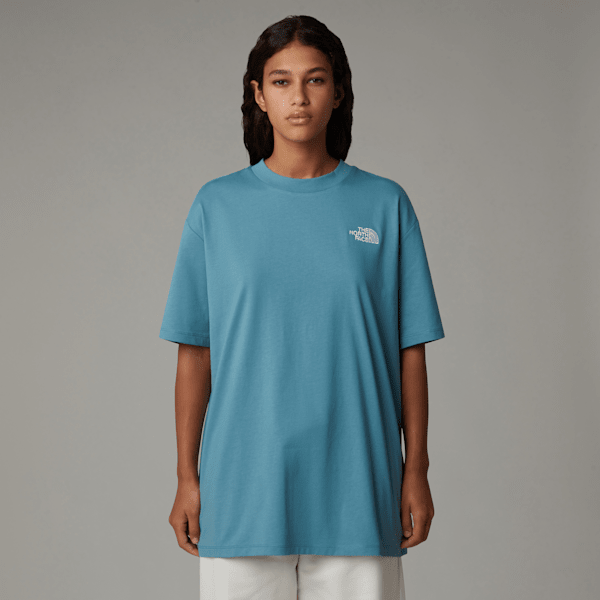 The North Face Women’s Oversized Simple Dome T-shirt Algae Blue