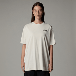 The North Face Women’s Oversized Simple Dome T-shirt White Dune | LYBSTORE