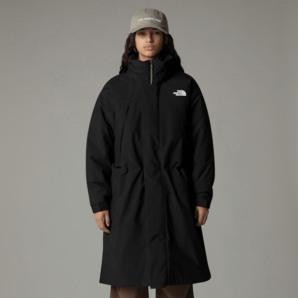 The North Face Women's Padded Long Length Parka Tnf Black | LYBSTORE