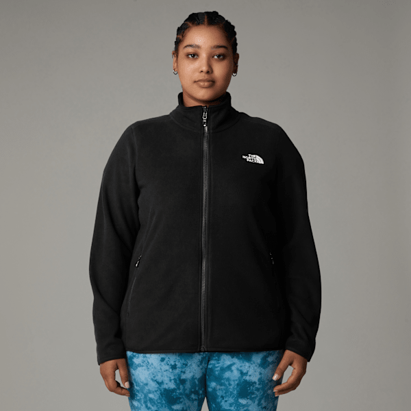 The North Face  Plus  100 Glacier Full-zip Fleece Tnf Black-npf  1X