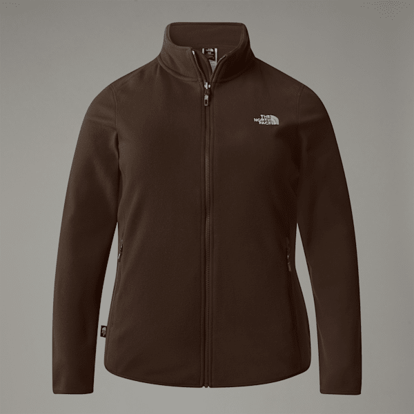 The North Face Women's Plus Size 100 Glacier Full-zip Fleece Smokey Brown 