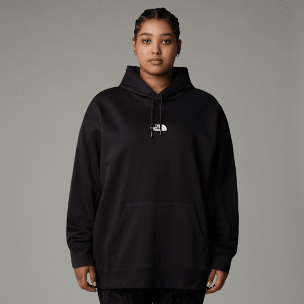 The North Face Women’s Plus  Essential Relaxed Hoodie Tnf Black  3X