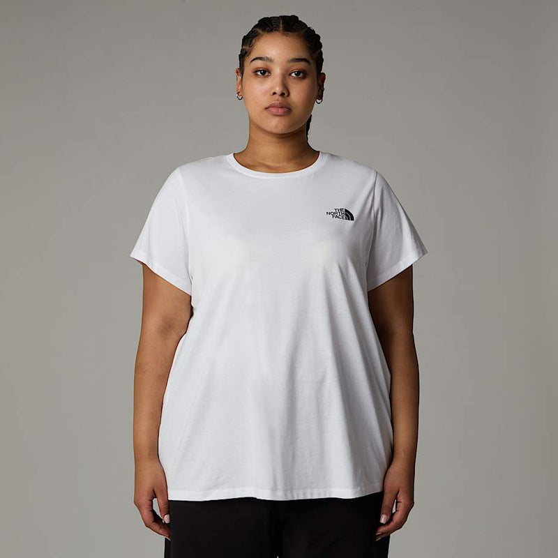 The North Face Plus Size Simple Dome T-shirt Tnf White Size 2X female