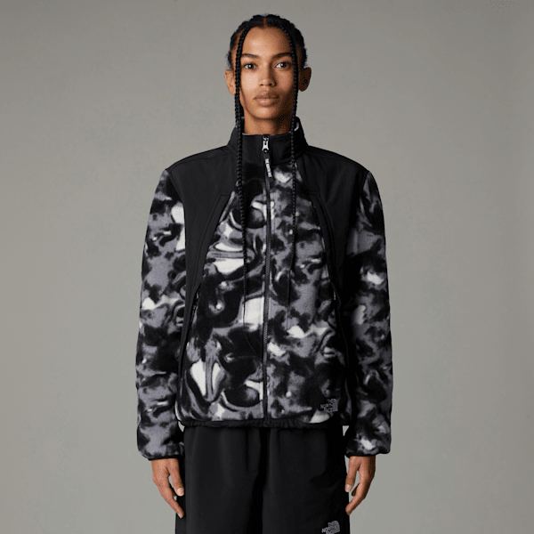 The North Face  Polar Sun Fleece Jacket Tnf Black Liquid Print-tnf Black