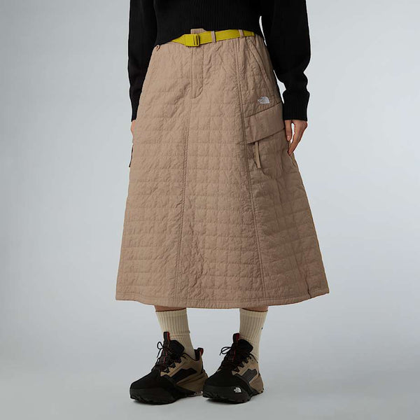 The North Face Quilted Volume Skirt Mushroom Grey Size female