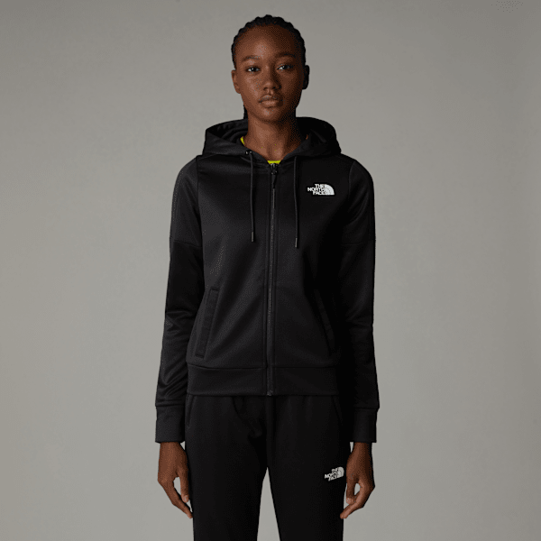 The North Face Women’s Reaxion Fleece Full-zip Hoodie Tnf Black