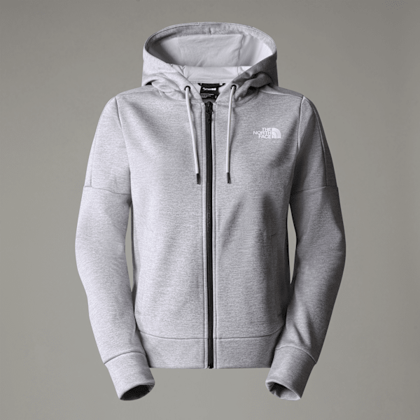 The North Face Women’s Reaxion Fleece Full-zip Hoodie Tnf Light Grey Heather-npf