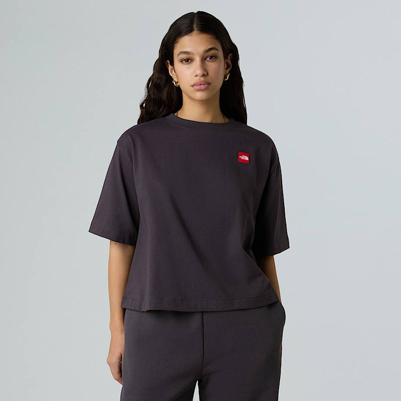 The North Face Red Box Boxy T-shirt Obsidian female