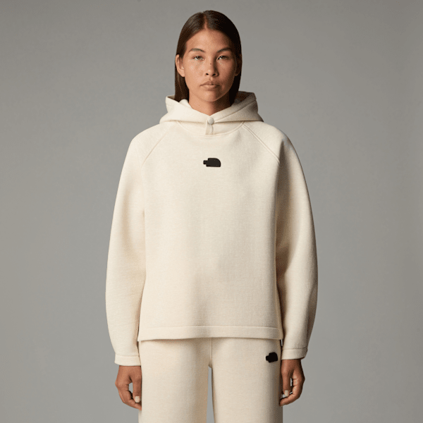 The North Face  Relaxed Hoodie White Dune Heather