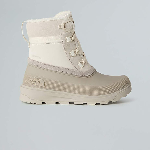 The North Face Shellista V Shorty Waterproof Boots White Dune-soapstone female
