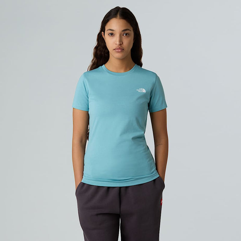 The North Face Simple Dome T-shirt Blue Eclipse female