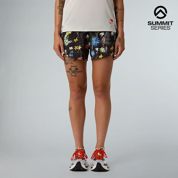 The North Face Summit Pacesetter Printed 3" Shorts Tnf Black Alpine Floral Print Size female