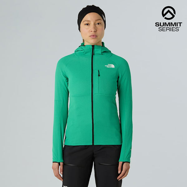The North Face Summit Series™ Futurefleece™ Hooded Jacket Nebula Green female