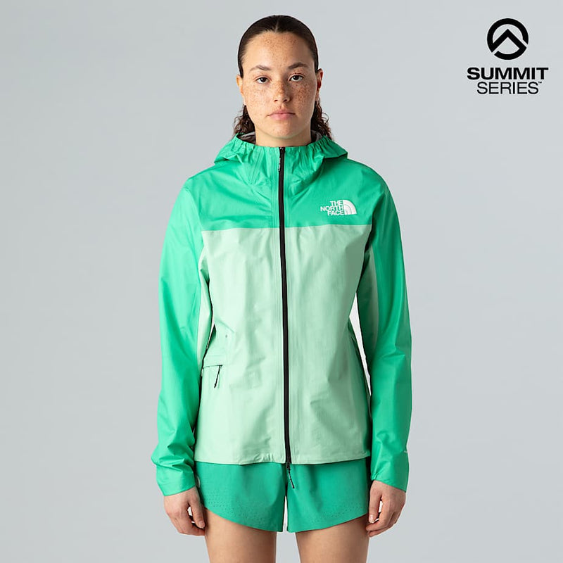 The North Face Summit Superior Futurelight™ Jacket Nebula Green-spring Bud female