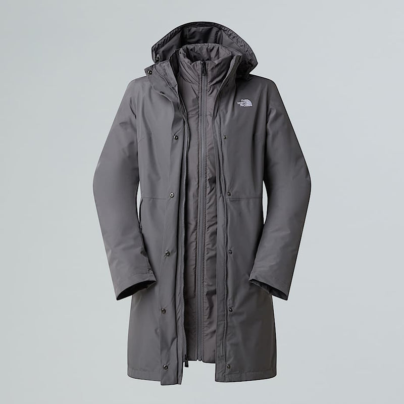 The North Face Suzanne 3-in-1 Triclimate Jacket Smoked Pearl female