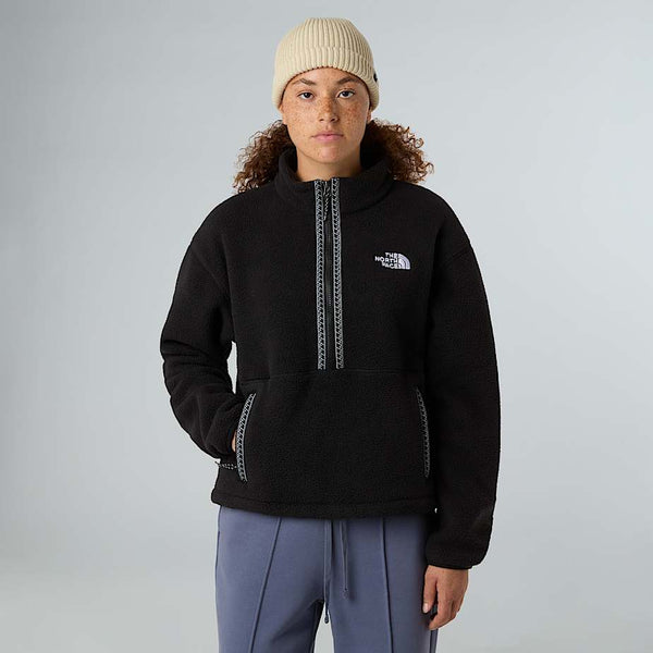 The North Face Tnf Fleeski 1/4 Zip Pullover Fleece Tnf Black-tnf Black female