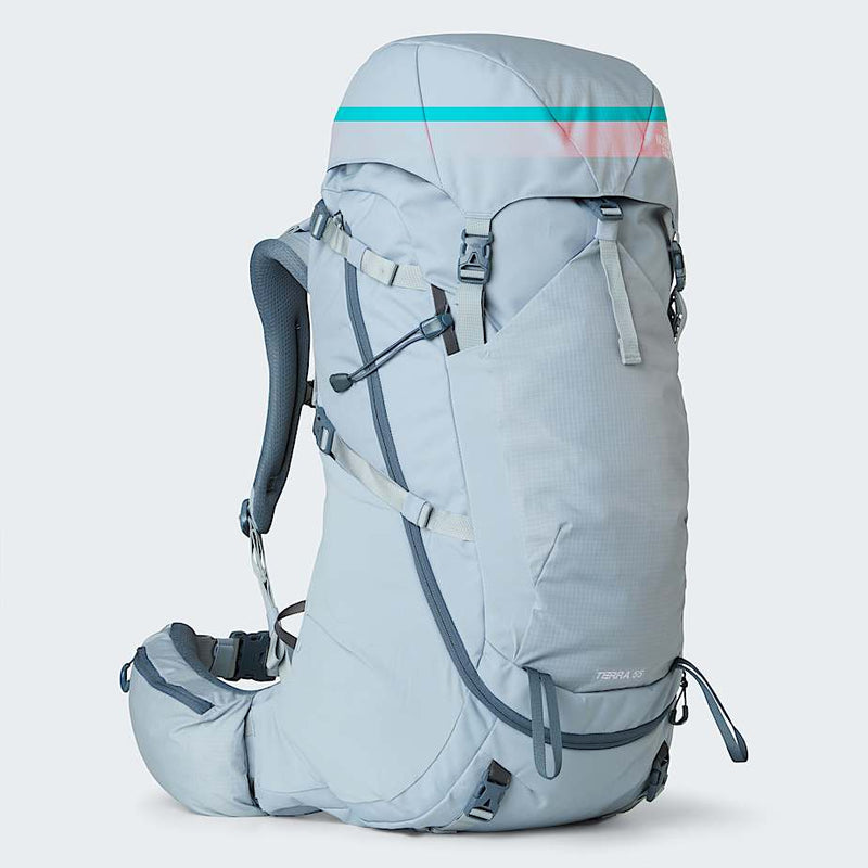 The North Face ’s Terra 55 litre Hiking Backpack Frost Grey granite /S